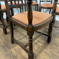 Vintage Set of Six Oak Dining Chairs (Including 2 Carvers)