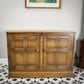 Vintage Ercol Elm Small Cabinet Sideboard TV Unit in Golden Dawn