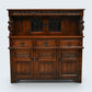 Old Charm Gothic Court Cupboard Buffett Sideboard Light Oak FREE UK Delivery.