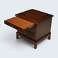 Stag Minstrel Bedside Cabinet 2 Drawers Pull Out Tray VGC FREE UK Delivery