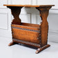 Oak Magazine Rack / Oak End Table Titchmarsh Goodwin