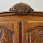 Wardrobe Vintage French Louis XVI Style Oak Four Door Carved Armoire LOT 4827
