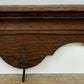 Coat Rack Antique French Carved Oak Wall Mounted 4 Hooks Rack Hanger LOT 6207