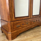 Wardrobe Antique French Mahogany Two Door Carved Mirrored Armoire LOT 6164
