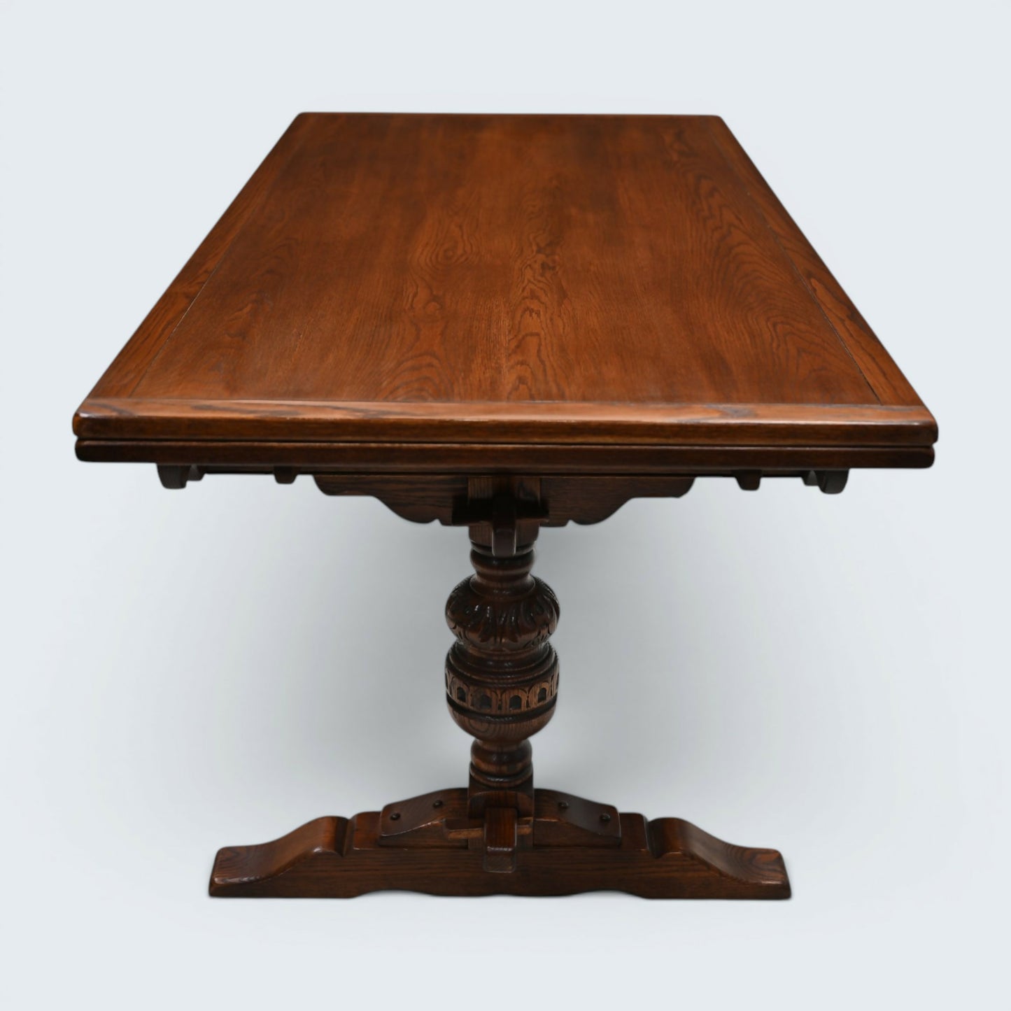 Old Charm Dining Table Can Seat 12 Extending Tudor Brown #1727 FREE UK Delivery