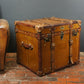 Handmade English Large Belted Occasional Side table Trunk
