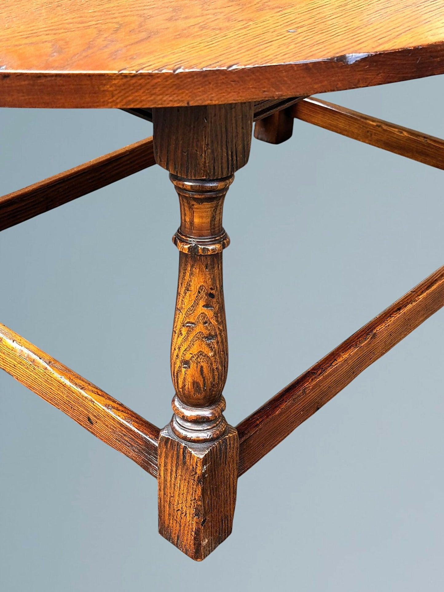 Large Solid Oak Coffee Table