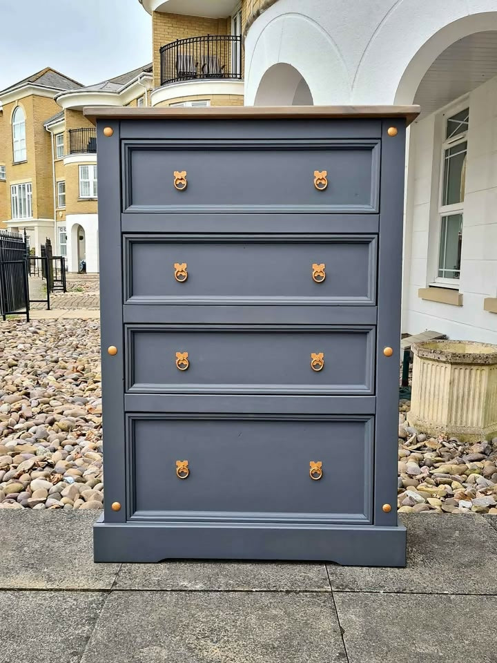 Large Grey Chest of Drawers