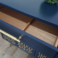 MADE TO ORDER-MIDCENTURY NATHAN NAVY BLUE SIDEBOARD