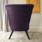 MCM Cocktail Chair. Plush Top Quality Cotton Velvet. Restored and Reupholstered.