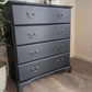 black painted chest of drawers R17031 3