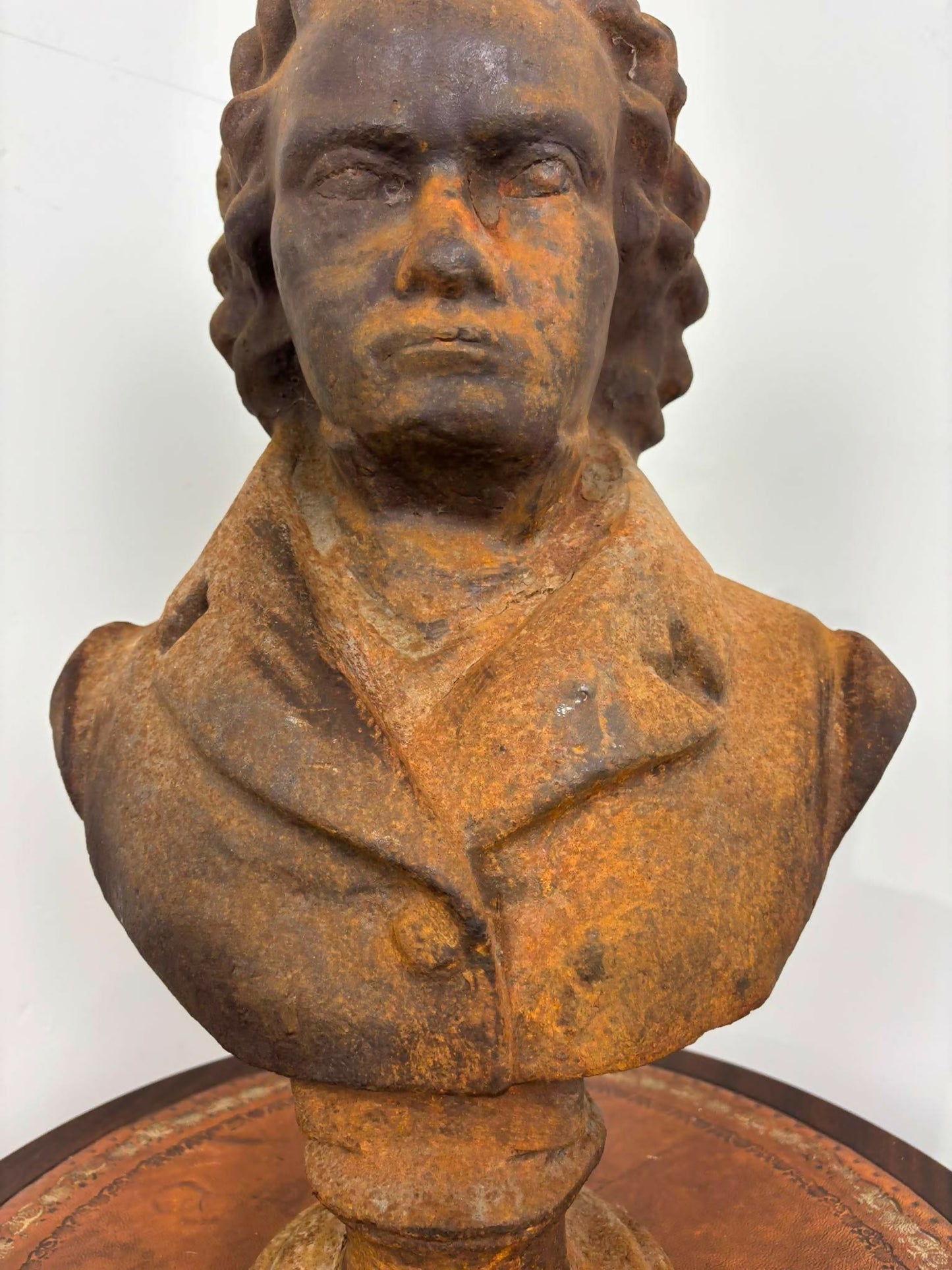 Heavy Cast Iron Bust of Beethoven