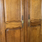 Wardrobe Vintage French Louis XVI Style Oak Four Door Carved Armoire LOT 6506