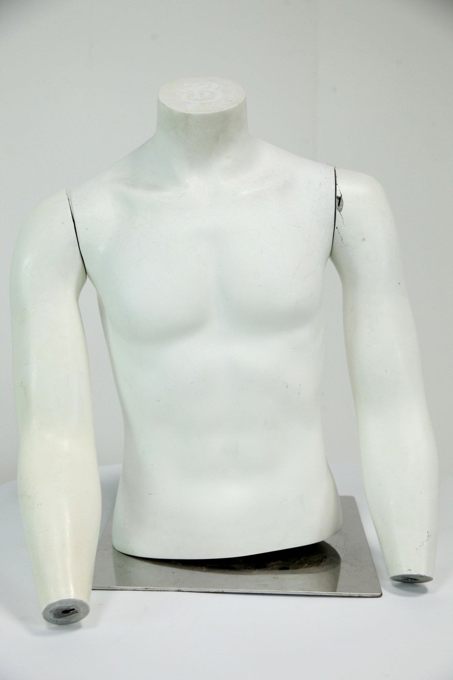 Male Mannequin With Chrome Stand Removable Arms FREE UK Delivery. SBR4734/1604XX