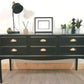 Stag Minstrel 6 Drawer Console Table , Dressing Table Sideboard Chest Of Drawers