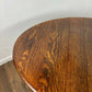 Vintage Oak Drop Leaf Table With Barley Twist Support