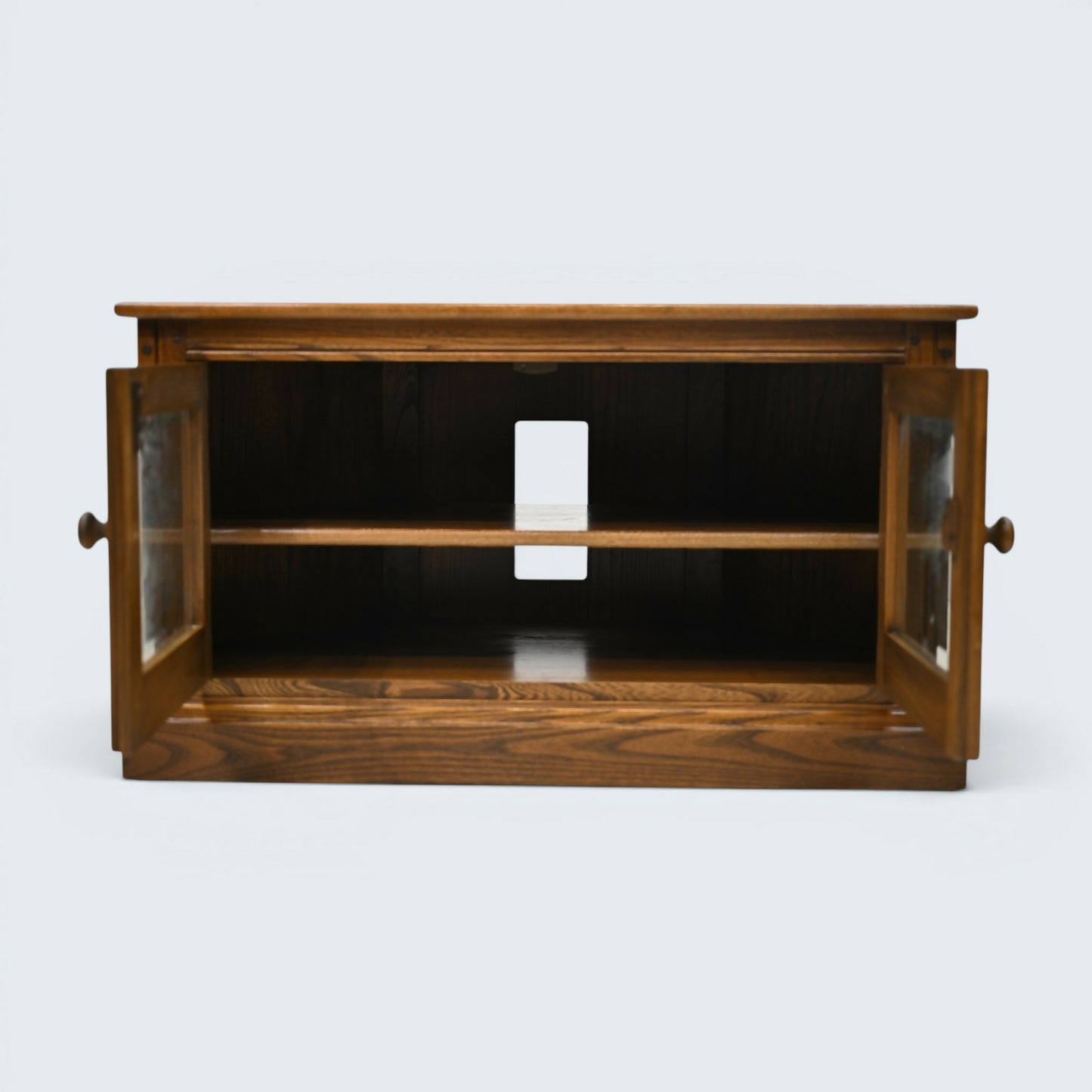 Ercol Corner TV Stand Video Cabinet Corner Flap Light Finish FREE UK Delivery*