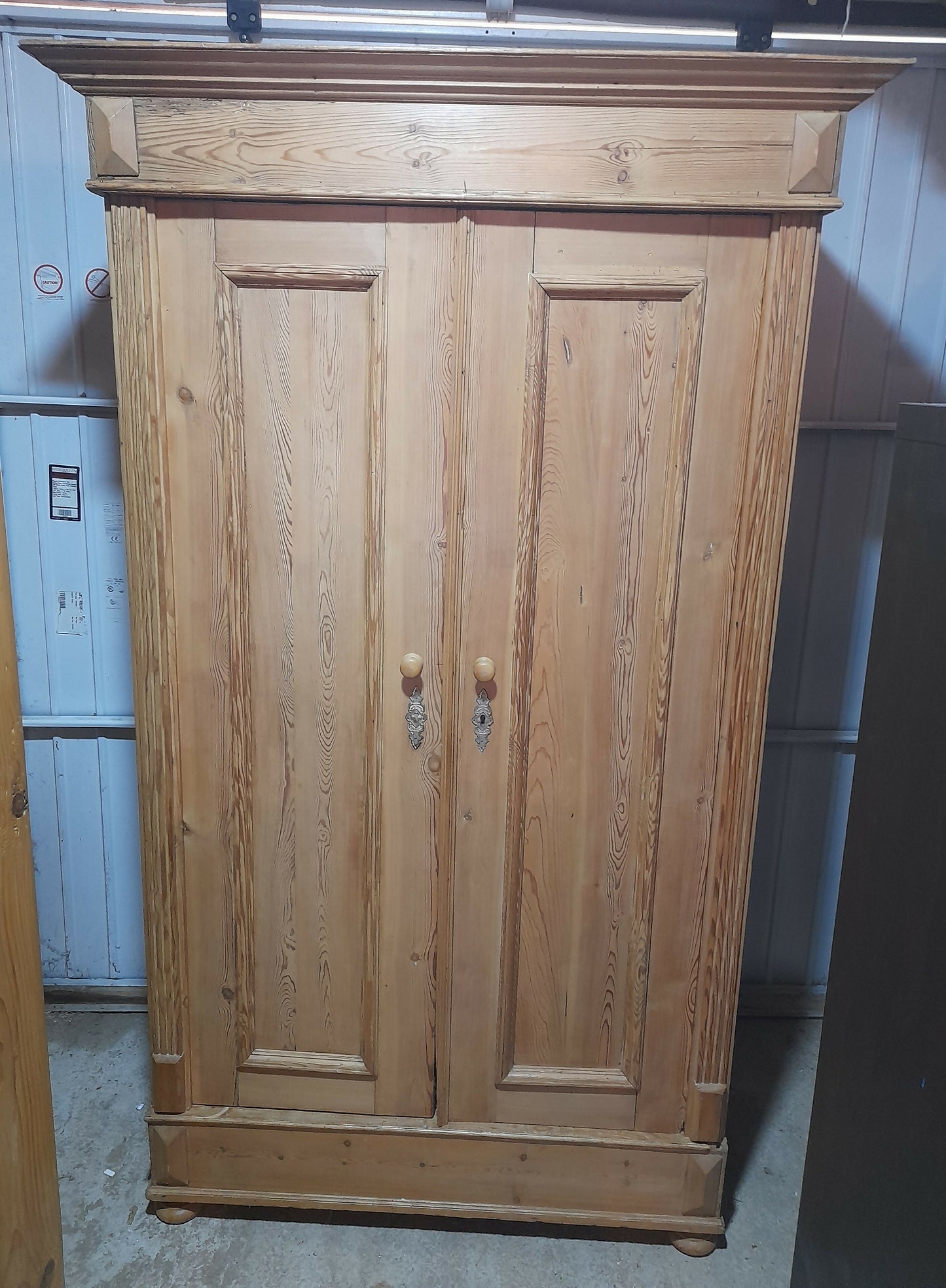 Antique Pine Wardrobe
