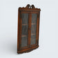 Old Charm Hanging Corner Display Cabinet Leaded Glass Tudor Brown FREE Delivery*