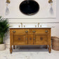Vintage Vanity Unit Made to Order Vanity Unit Custom Made Bathroom Furniture Antique Traditional Bathroom Washstand Basin Unit