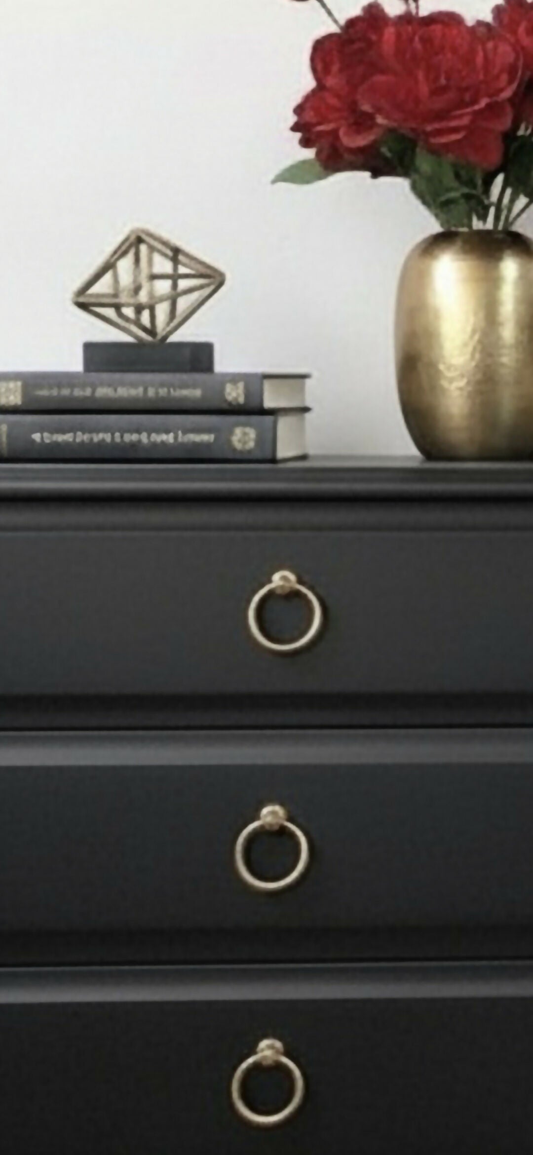 Black Stag minstrel bedside cabinets