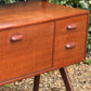 Vintage 1960's Ølholm Møbelfabrik Teak Vanity Table