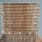 Large Antique Log Basket /Wicker Basket