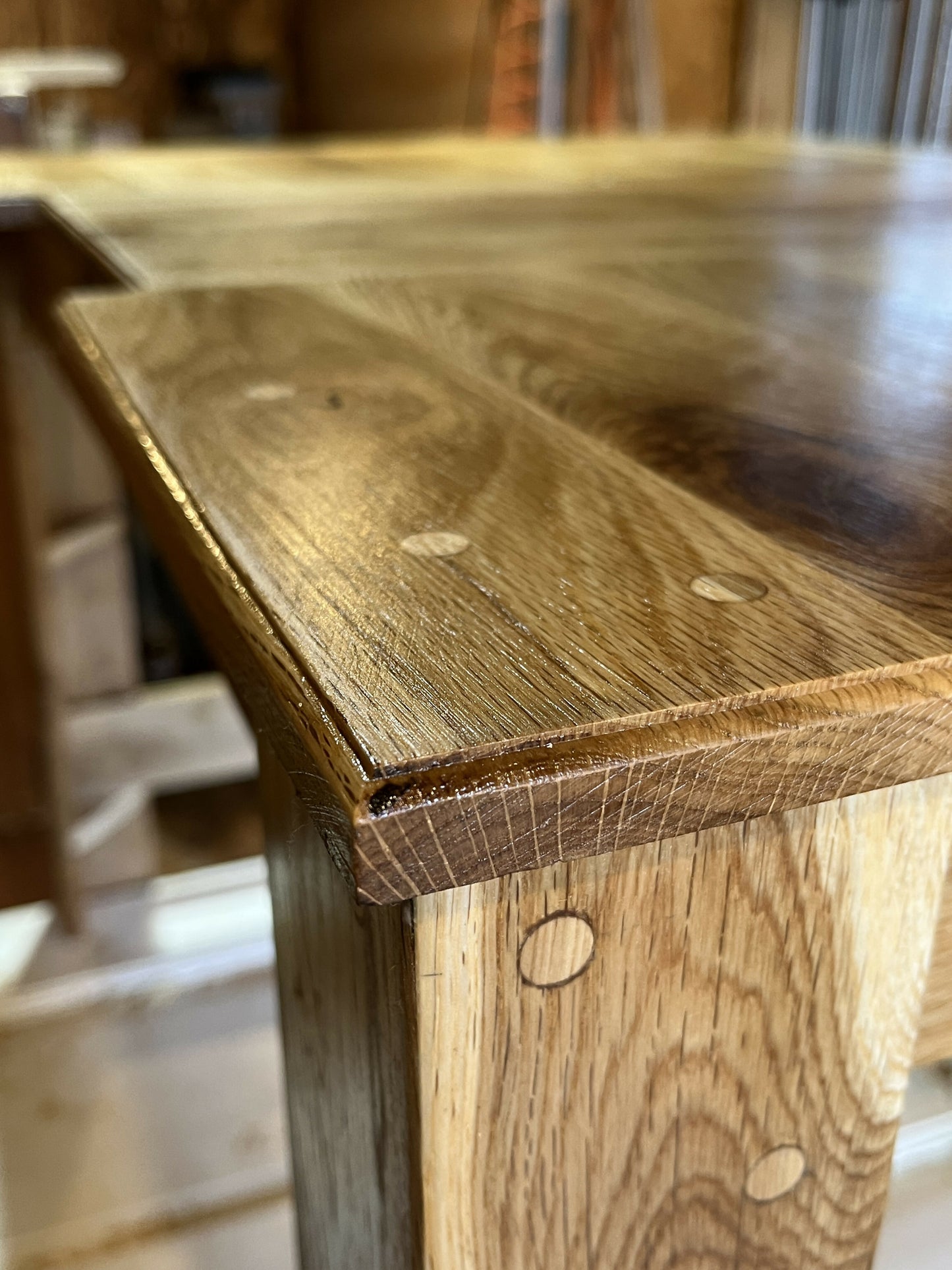 Handmade Solid Oak Coffee/Occasional Table