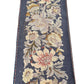 Antique needlepoint footstool