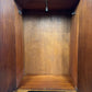 Vintage Oak Tallboy Wardrobe with Drawer Over Cupboard