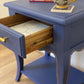Blue & Honeycomb Side Table
