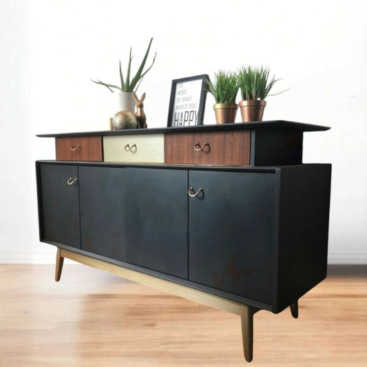 G plan grey sideboard,