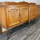 Vintage French Oak Sideboard Louis XIV Style Buffet Cabinet Cupboard LOT 3820