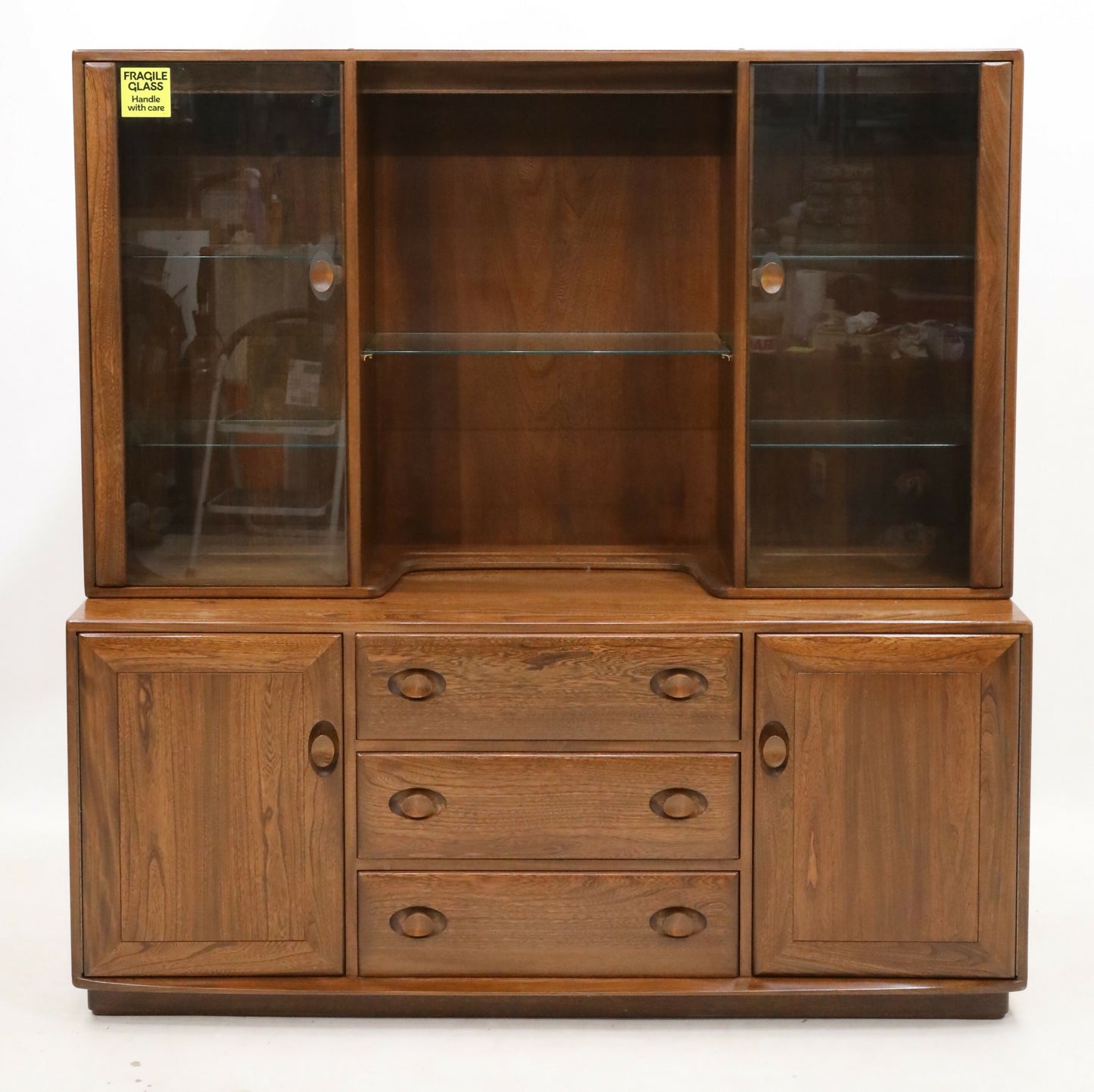 Ercol Windsor Sideboard Display Cabinets Fruitwood Finish FREE UK Delivery*