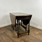 Vintage Oak Drop Leaf Table With Barley Twist Support