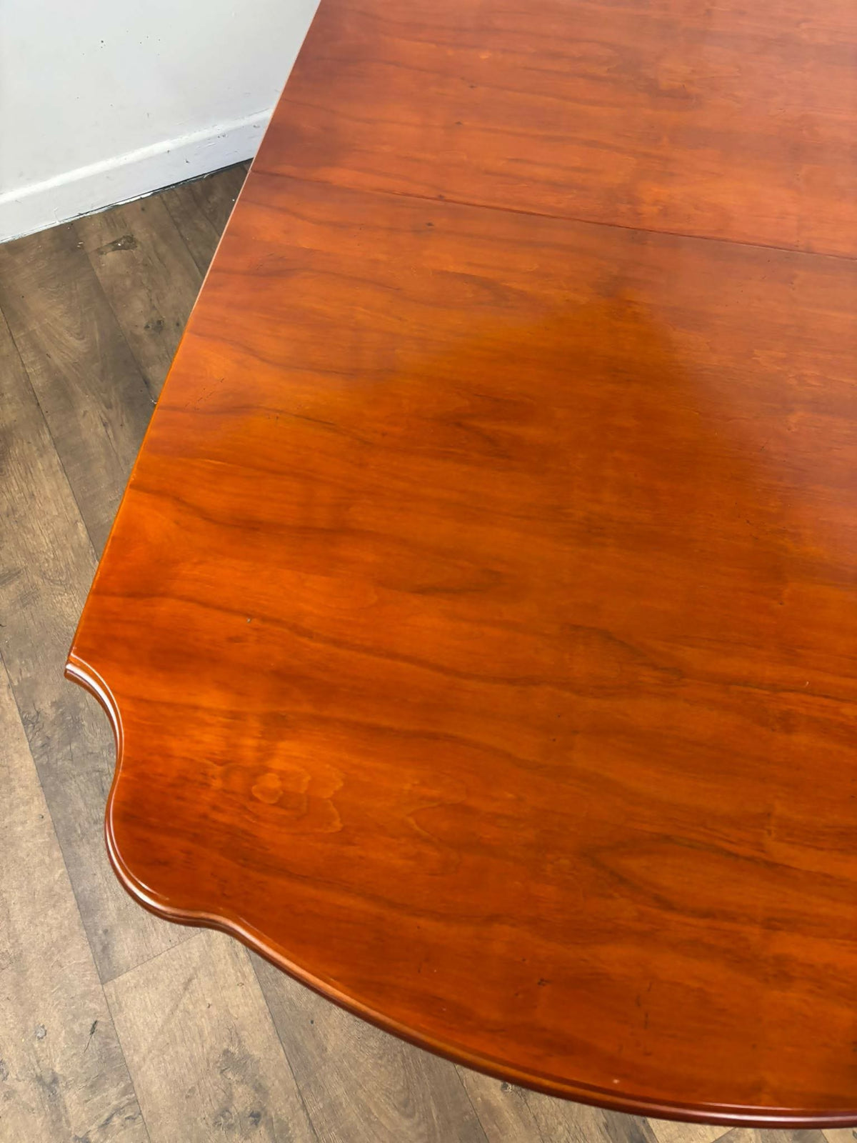 Reproduction Yew Regency Style Extending Dining Table