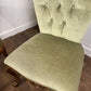 Pair Of Reproduction Upholstered Bedroom Chairs