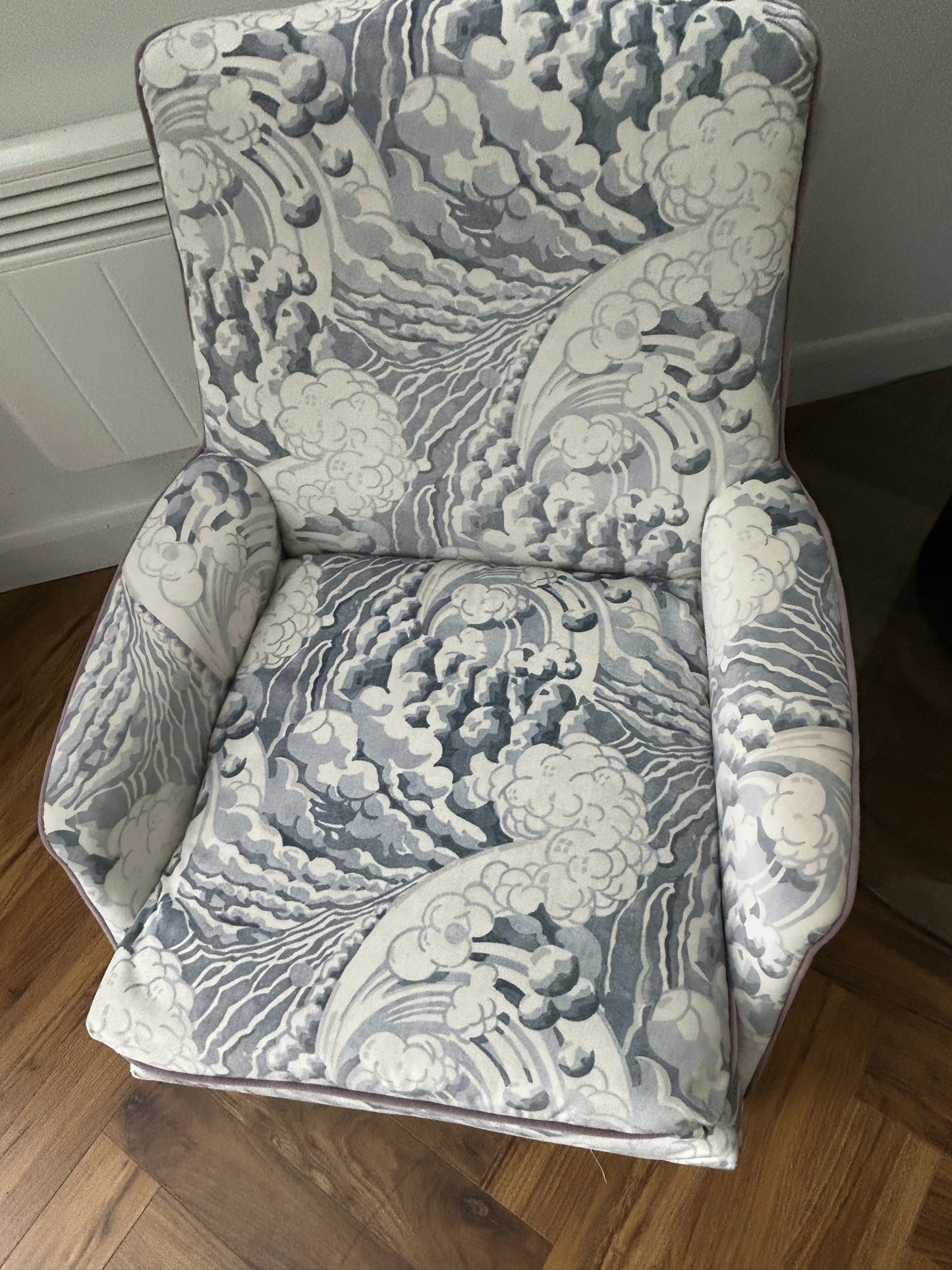 Vintage Parker Knoll PK934 Armchair | Newly Reupholstered in Designer Fabric | Mid-Century Modern Accent Chair