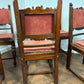 Victorian Set of Six Carved Oak Dining Chairs