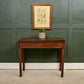 Antique Mahogany Fold Over Tea Table - Games Table - Console Table