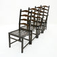 4 Ercol Dining Chairs Model 715(A) Ladder Back Inc 2 Carvers FREE UK Delivery*. SBR10001/2301E