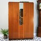 Lebus Double Wardrobe Vintage Retro with Mirror and Two Rails