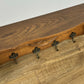 Coat Rack Vintage French Oak Wall Mounted 4 Hooks Carved Rack Hanger LOT 6293