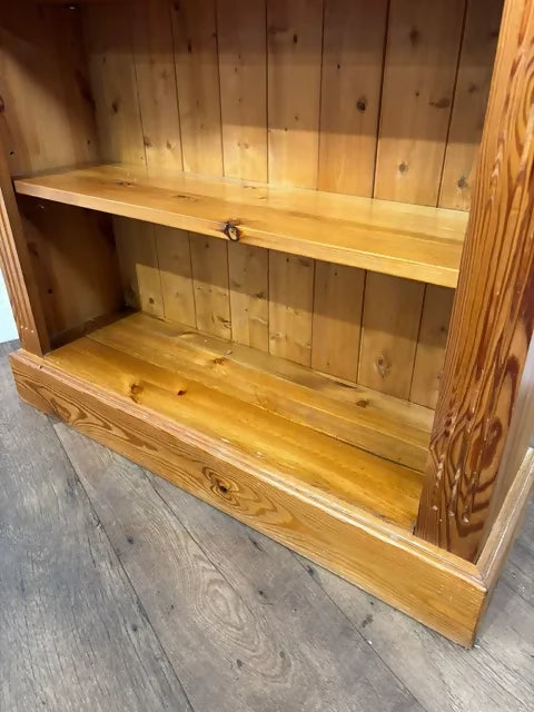 Contemporary Pine Open Bookcase
