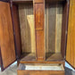 Edwardian Walnut Double Wardrobexcx