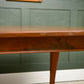 7.5 ft Solid Mahogany Dining Table - 8 Seater - Rectangular - Queen Anne Style