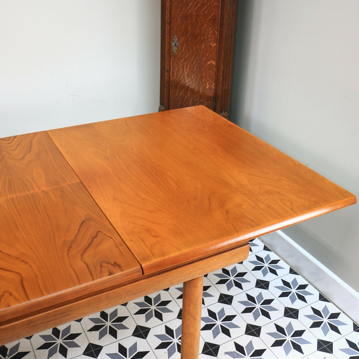 Teak Mid Century Dining Table by White and Newton Extending