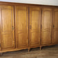 Wardrobe Vintage French Louis XVI Style Five Door Carved Armoire LOT 6009