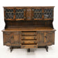Raised Oak Dresser Cupboards Drawers Display Cabinets By Webber FREE UK Delivery