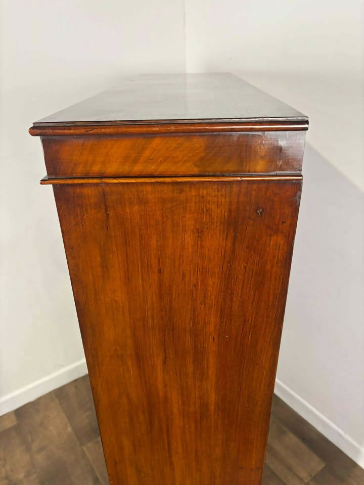 Early 20th Century Mahogany Bookcase on Queen Anne Legs